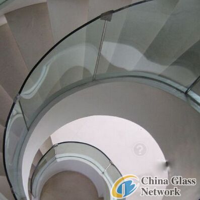 Curved toughened glass