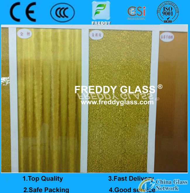 3-6mm patterned mirror/color pattern mirror/tinted rolled mirror/tinted figured mirror/color stained