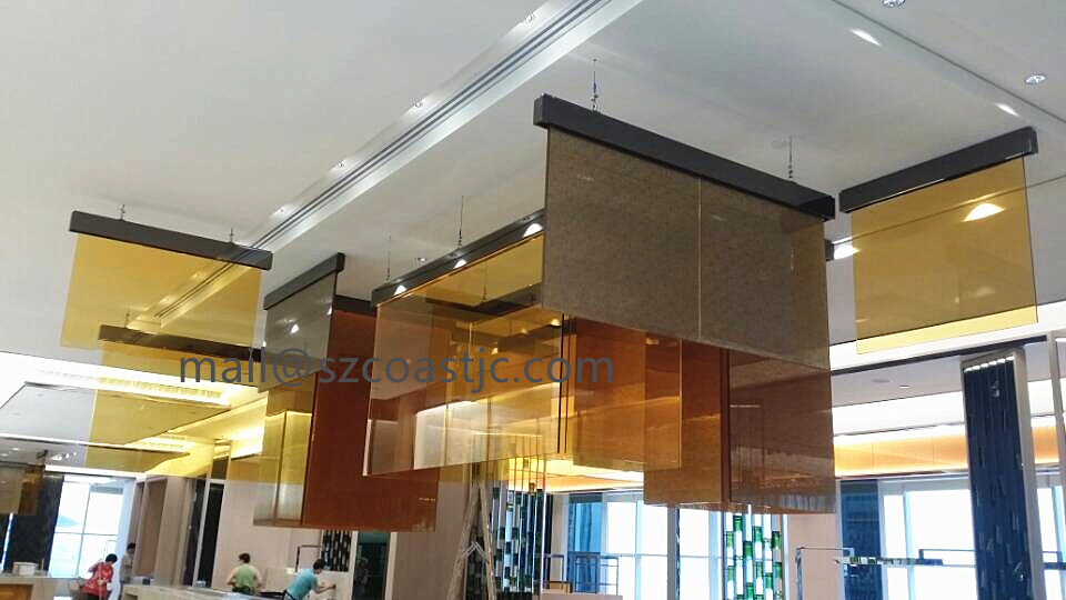 High quality color laminated glass