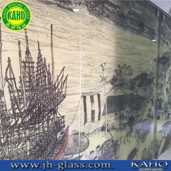 Digital printing glass