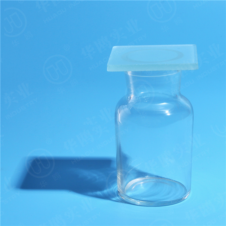 HUAOU Laboratory glassware gas collecting bottle with ground-in glass stopper