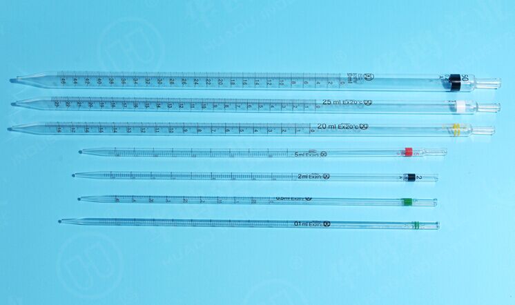 HUAOU Measuring pipette, graduated with zero at top