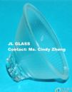 Glass cover lens for lamps