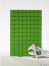 6mm Green Wired Patterned Glass with CE & ISO9001