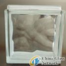 clear cloudy pattern glass block