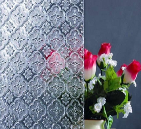 clear patterned glass