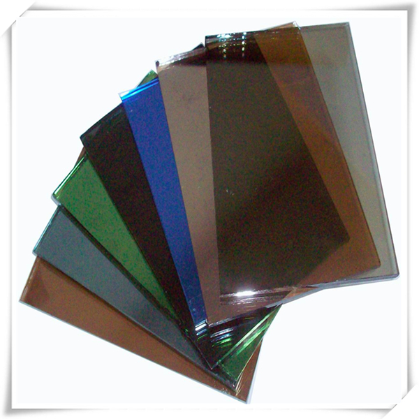 Tinted reflective glass