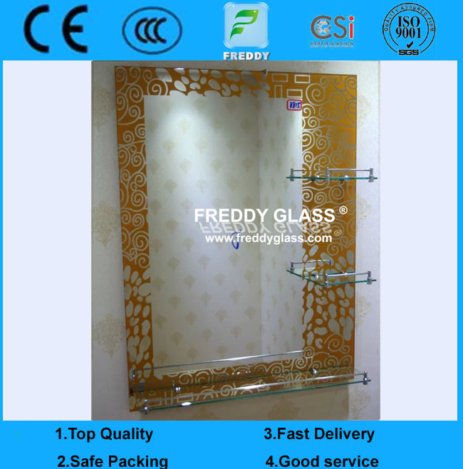 2-6mm Mirror/Furniture Mirror/Decorative Mirror/ Golden Bronze Mirror/ Wall Mirror/ Mirror Glass