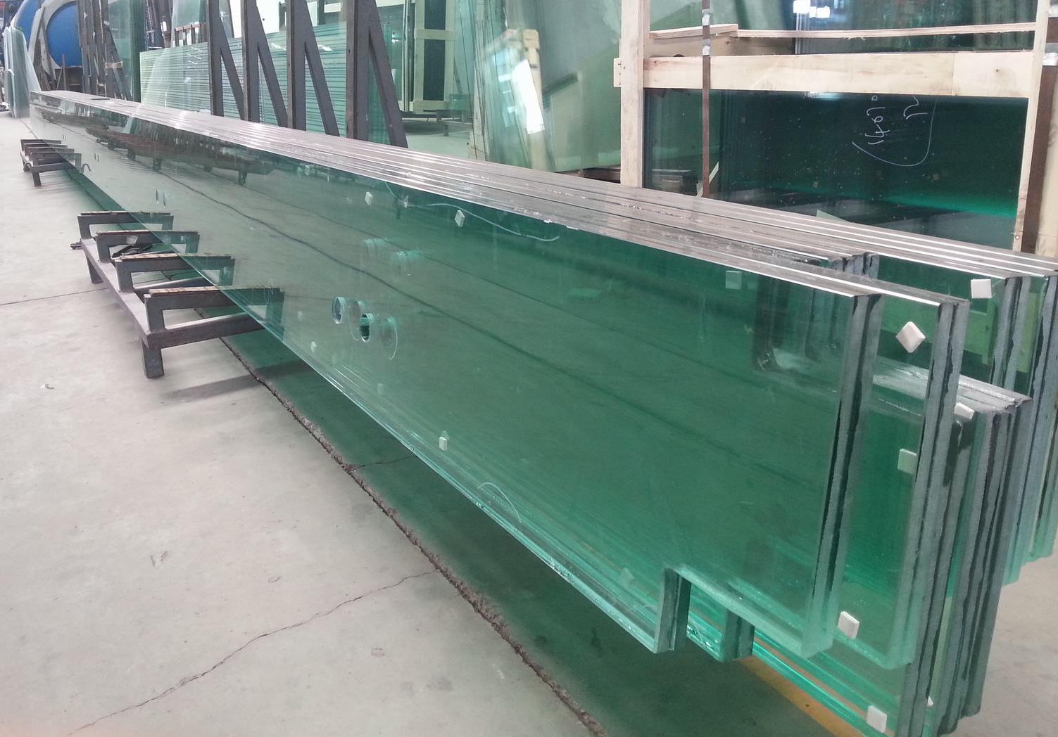 Ultra length tempered glass