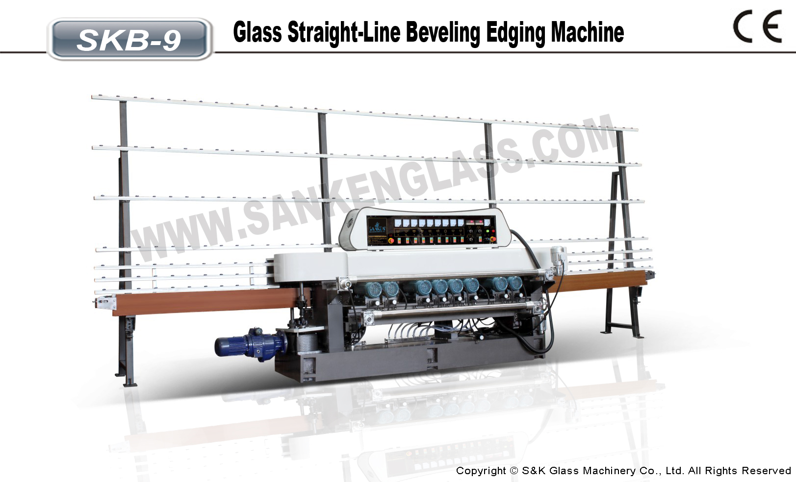 SKB-10 Hot Selling Mirror Glass Beveling Machine