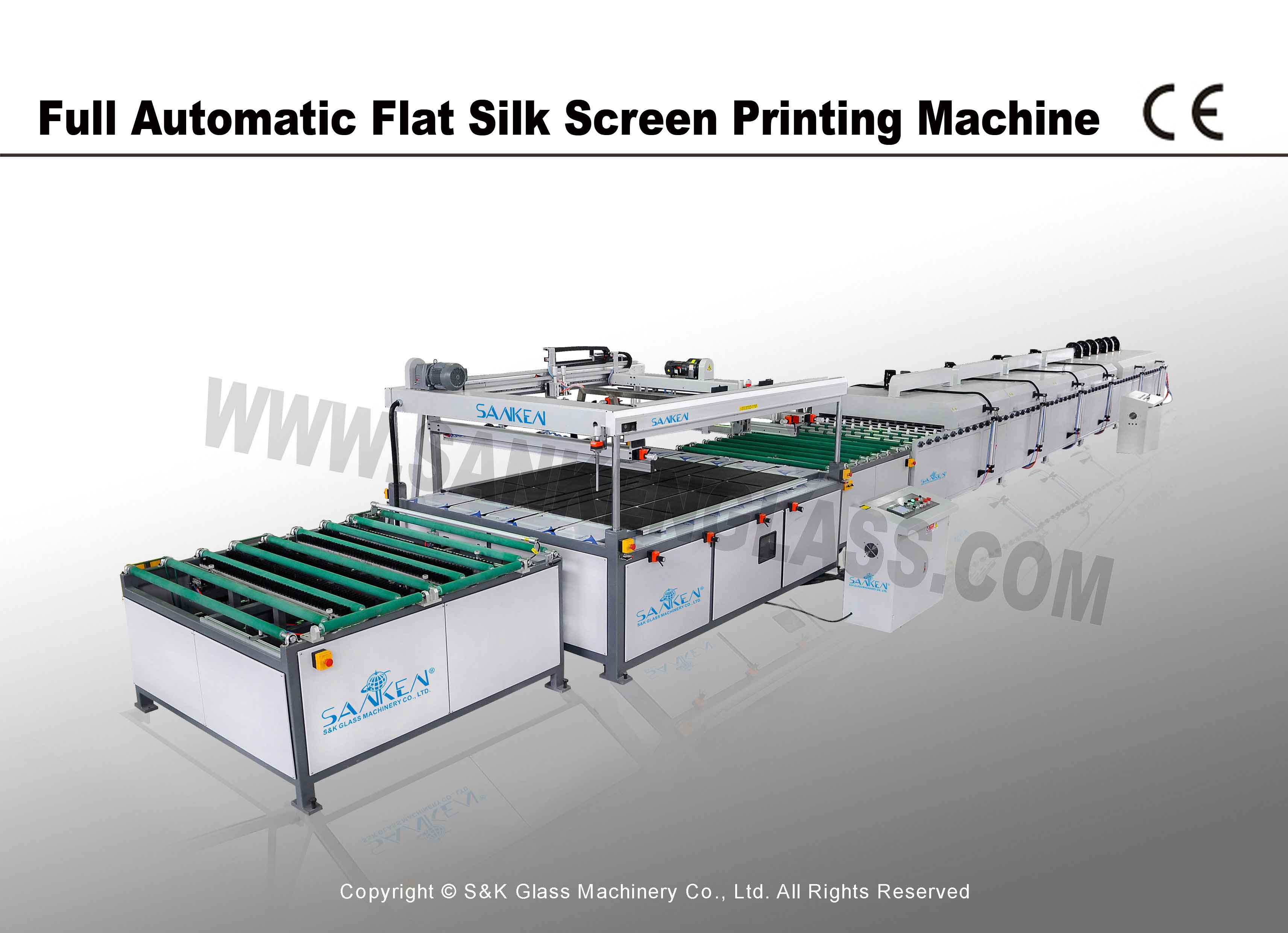 Automatic Silk Screen Printer For Glass Printing Line