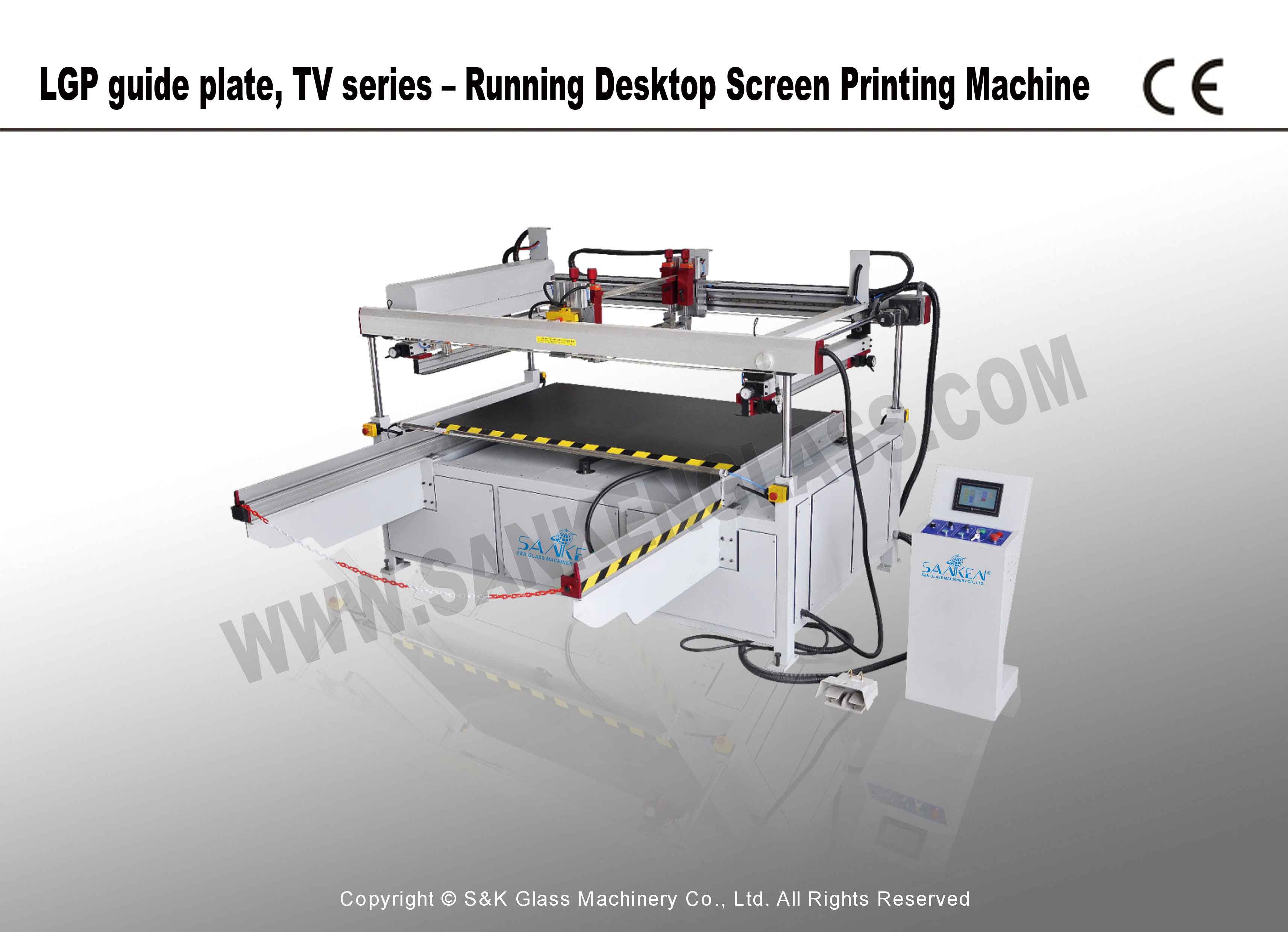 LGP, TV series Running Desktop Silk Screen Printing Machine