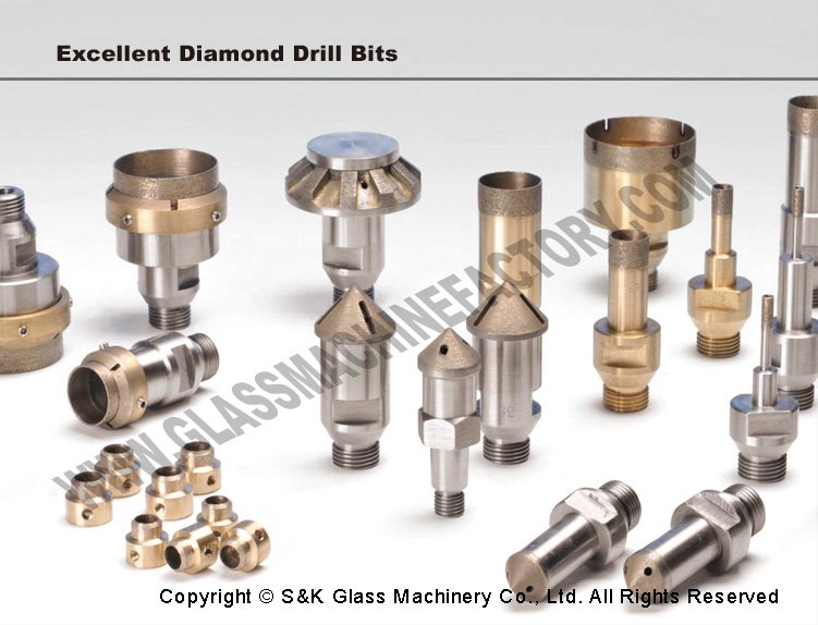 Diamond Tools Tapered Drill Bits Glass Drill Bits