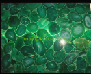 Natural green onyx composite slab