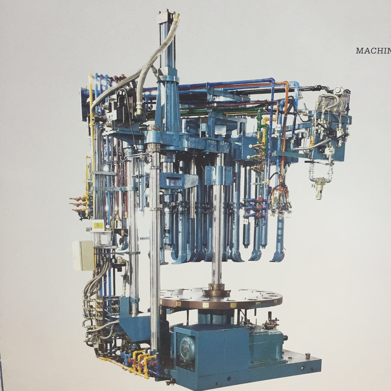 Multi-station Geneva glass press