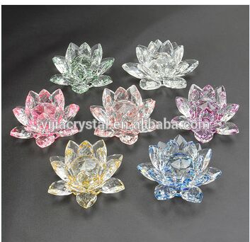 2016 Colorful Crystal Lotus Wholesale For Wedding Gifts