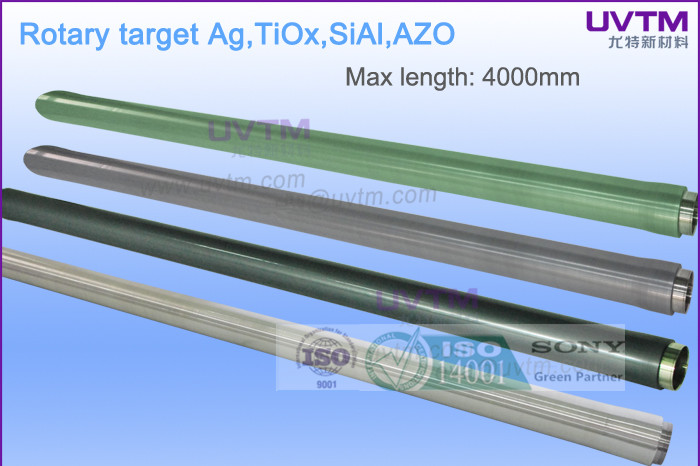 rotatable sputtering target TiOx