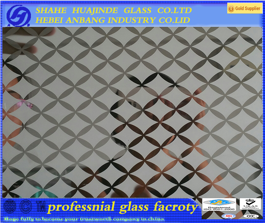 Titanium frosted glass,  isolate glass, partition glass, building srt glass