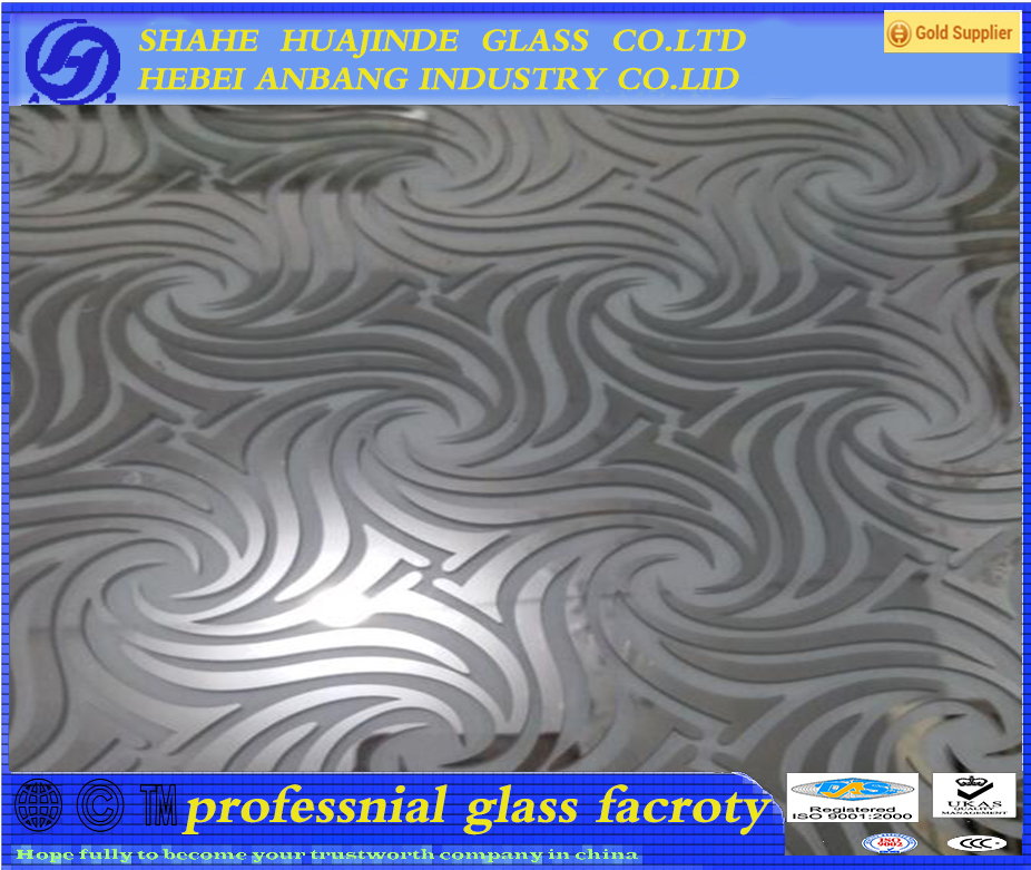 Titanium frosted glass,  isolate glass, partition glass, building srt glass