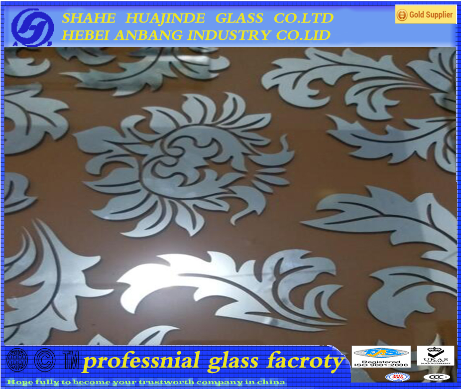 Titanium frosted glass,  isolate glass, partition glass, building srt glass