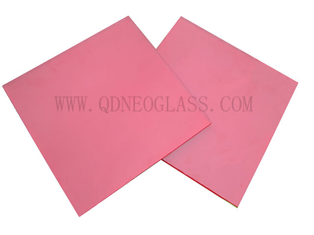 3-8mm Red Painted Glass With or Without Safety Vinyl Back-AS/NZS 2208:1996,ISO 9002,CE