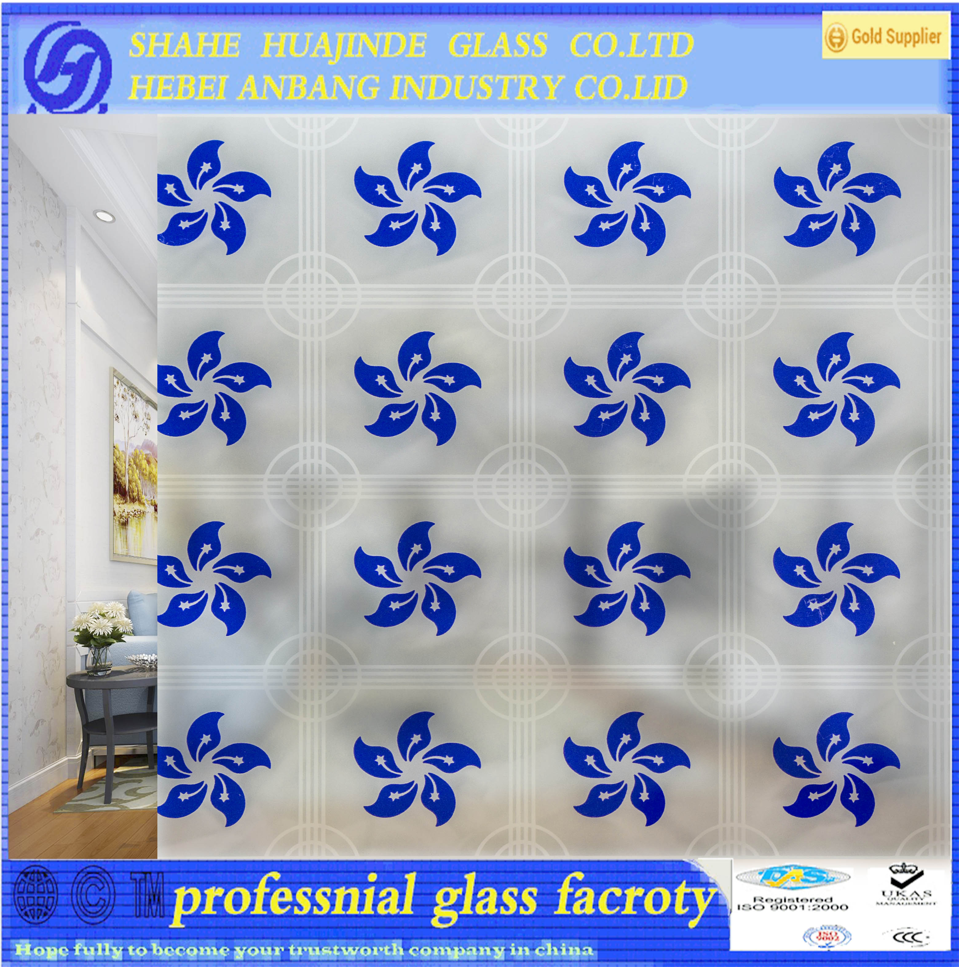 silk screen print glass, decorative frosted window building factory art float glass