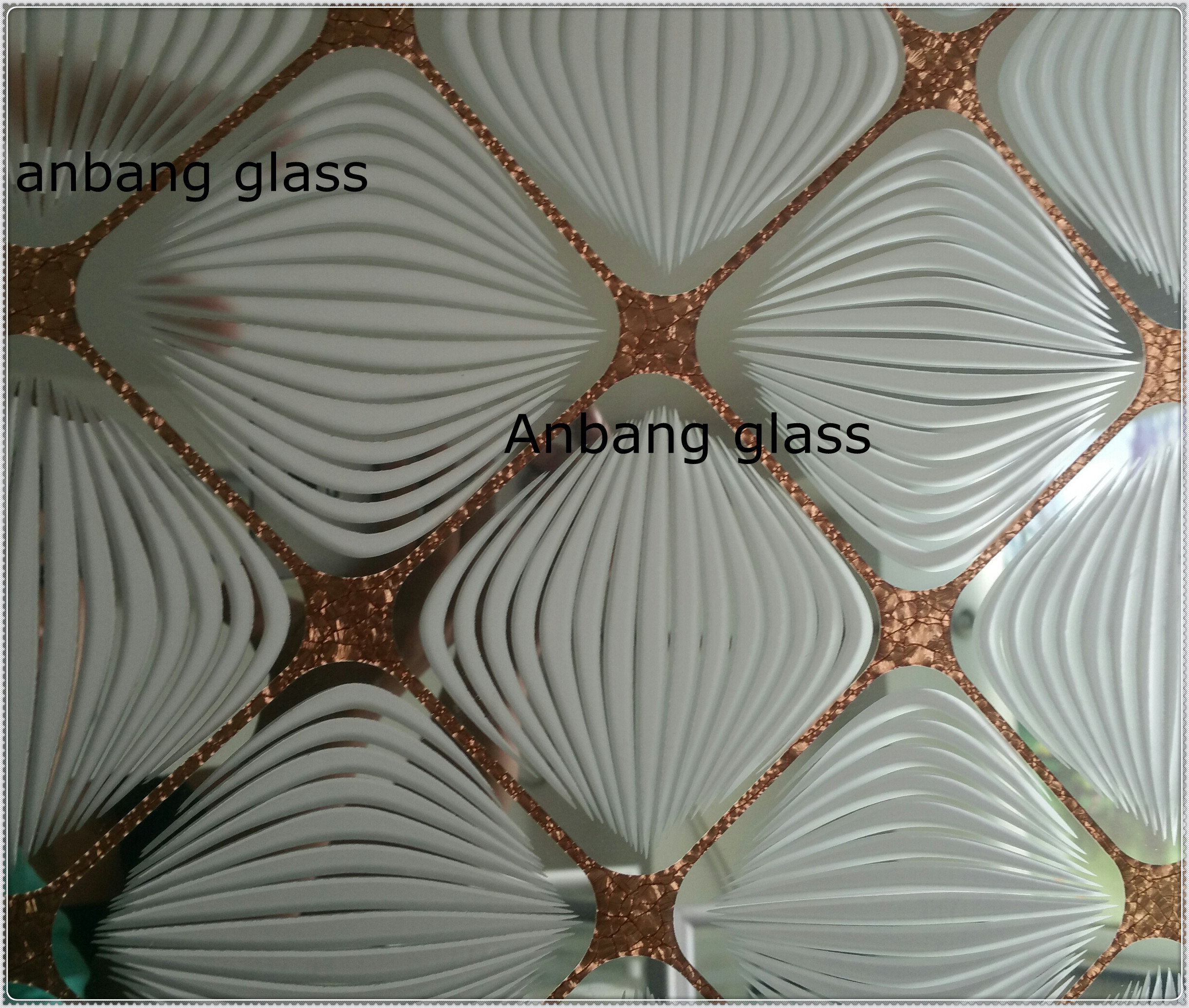 Design glass, morden decor glass for household interior, China factory