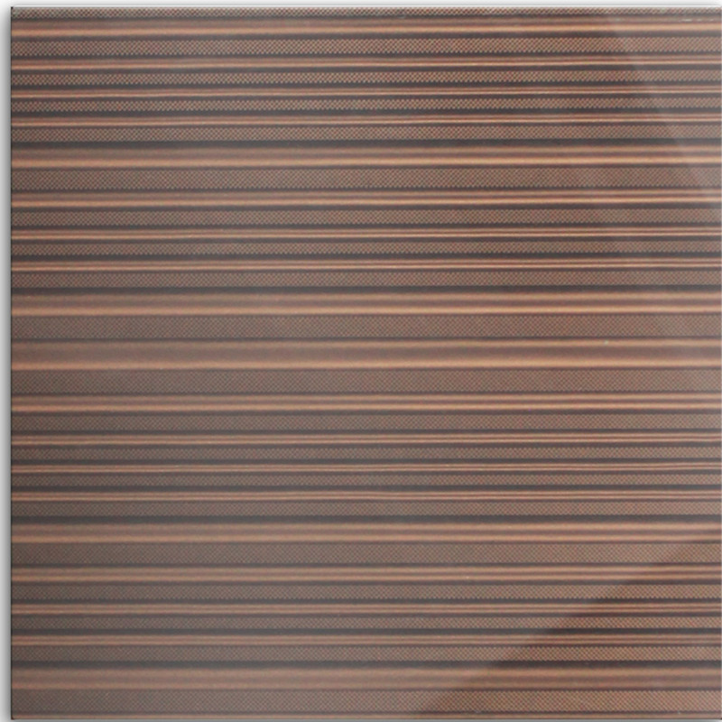 Interior decorative laminated glass wall tile