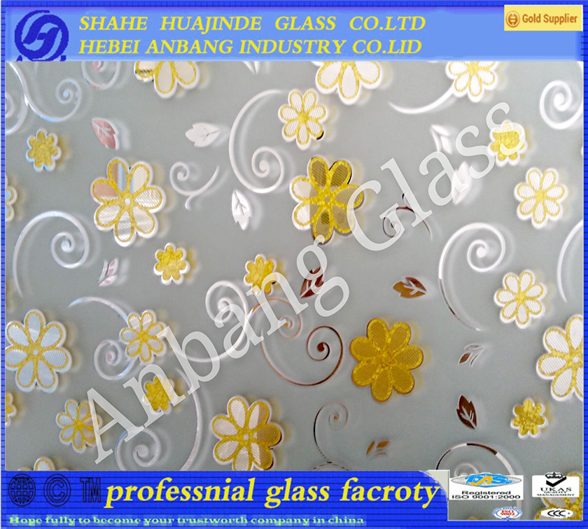 acid frosted glass,Acid-etched Architectural & Design Glass, decorative glass for household