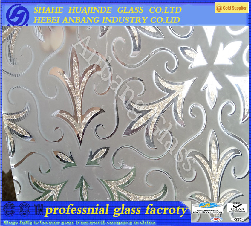 acid frosted glass,Acid-etched Architectural & Design Glass, decorative glass for household