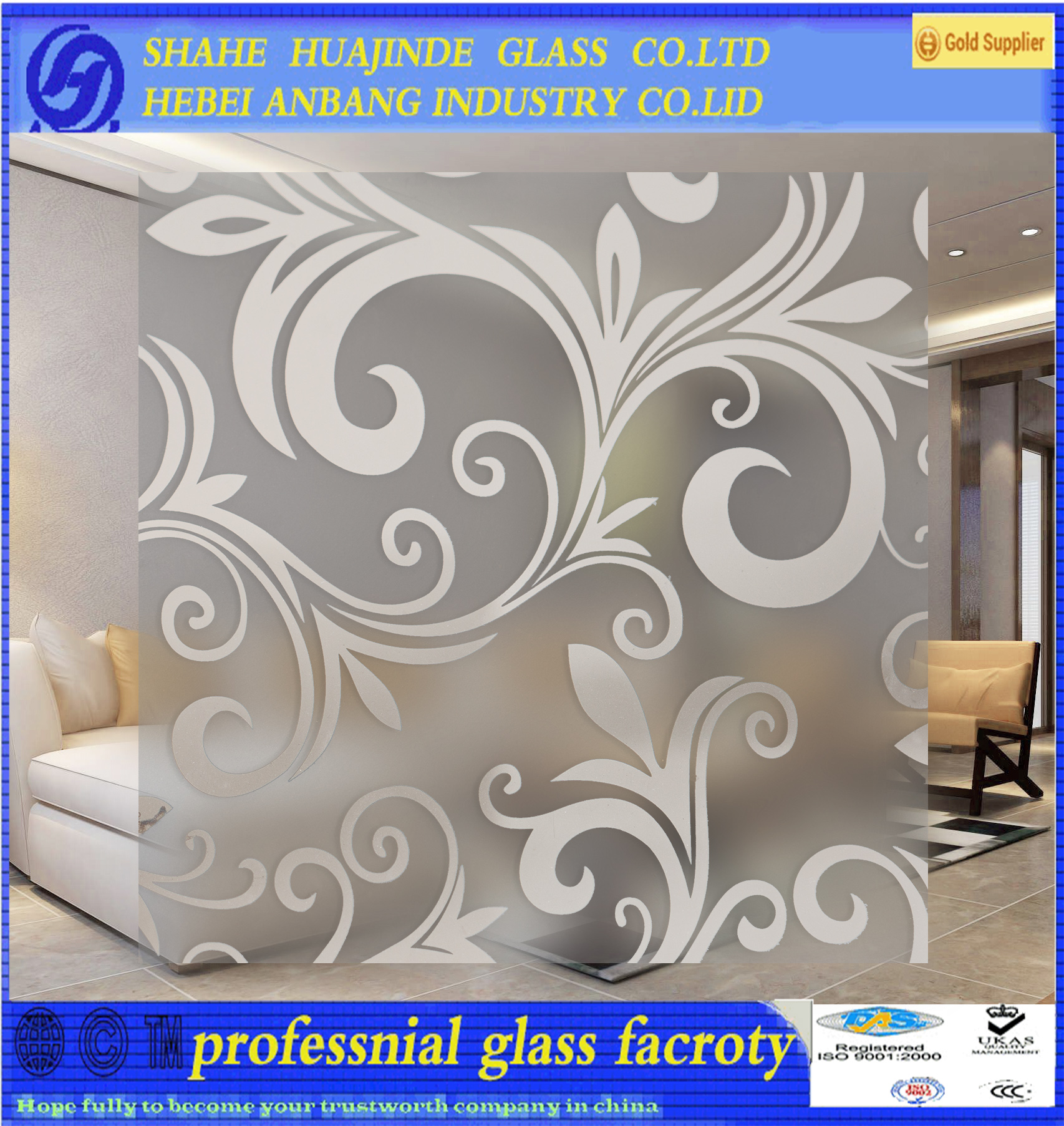 titanium float glass, decorative door window glass, hot sale glass partition wall