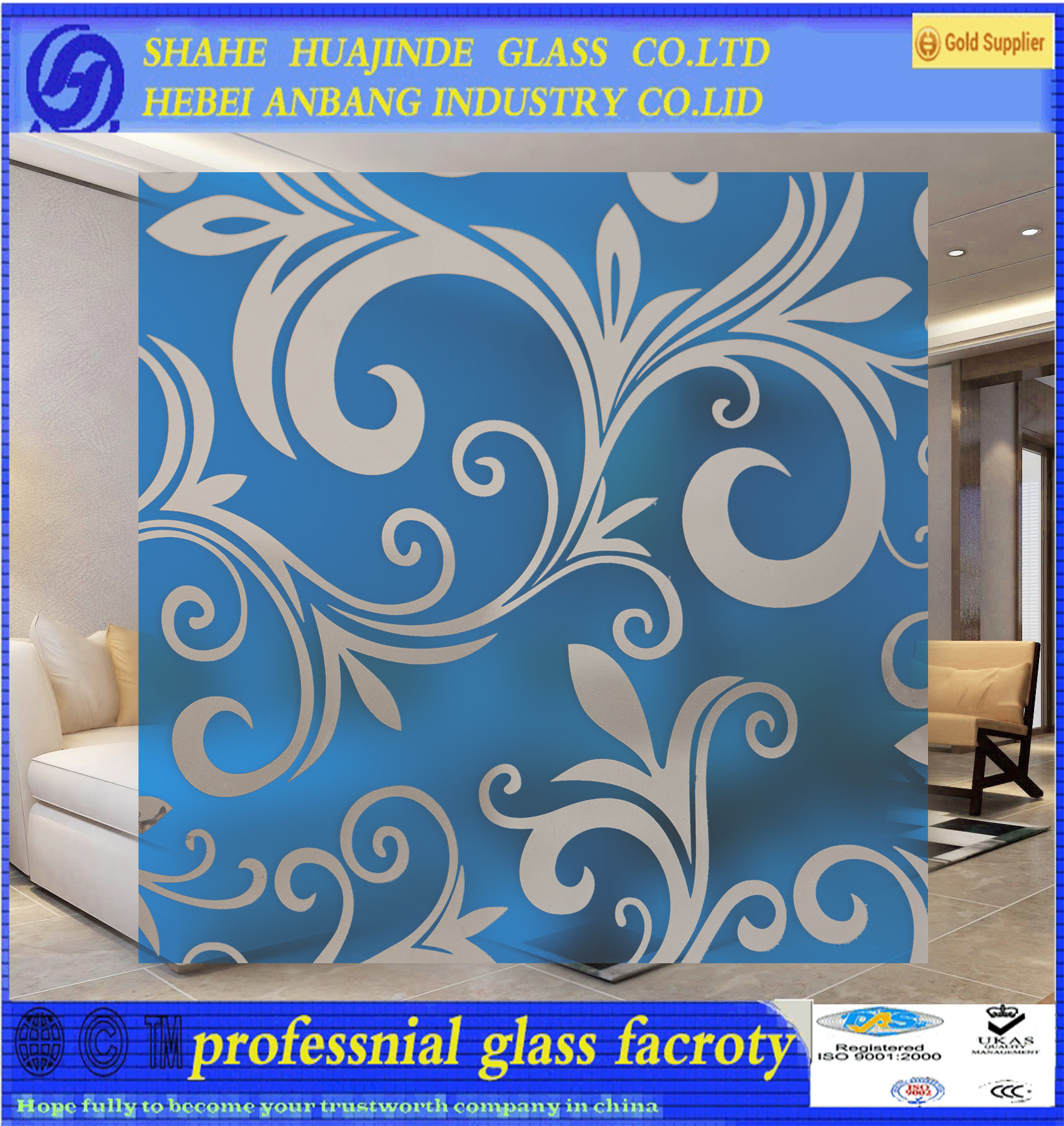 titanium float glass, decorative door window glass, hot sale glass partition wall