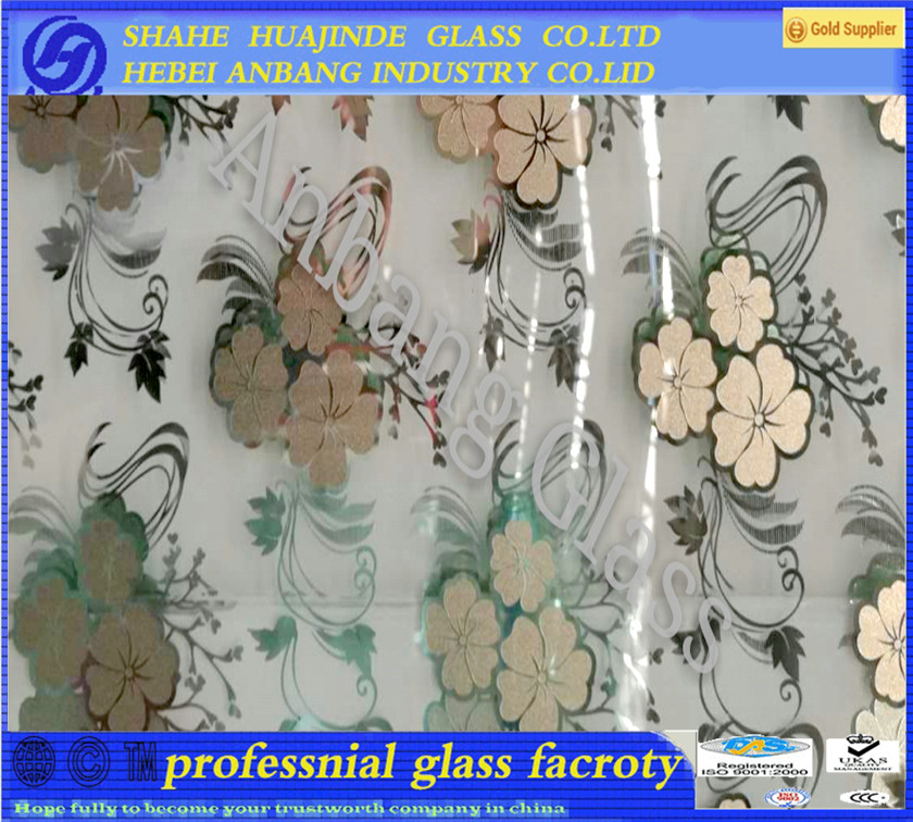 Frosted glass, non-fingerprint glass, decorative glass, frosted ice flower glass, china manufacture