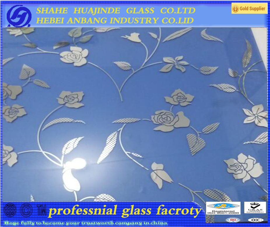 Titanium glass, acid titanium glass, clear titanium glass, forated titanium glass, decorative art glass