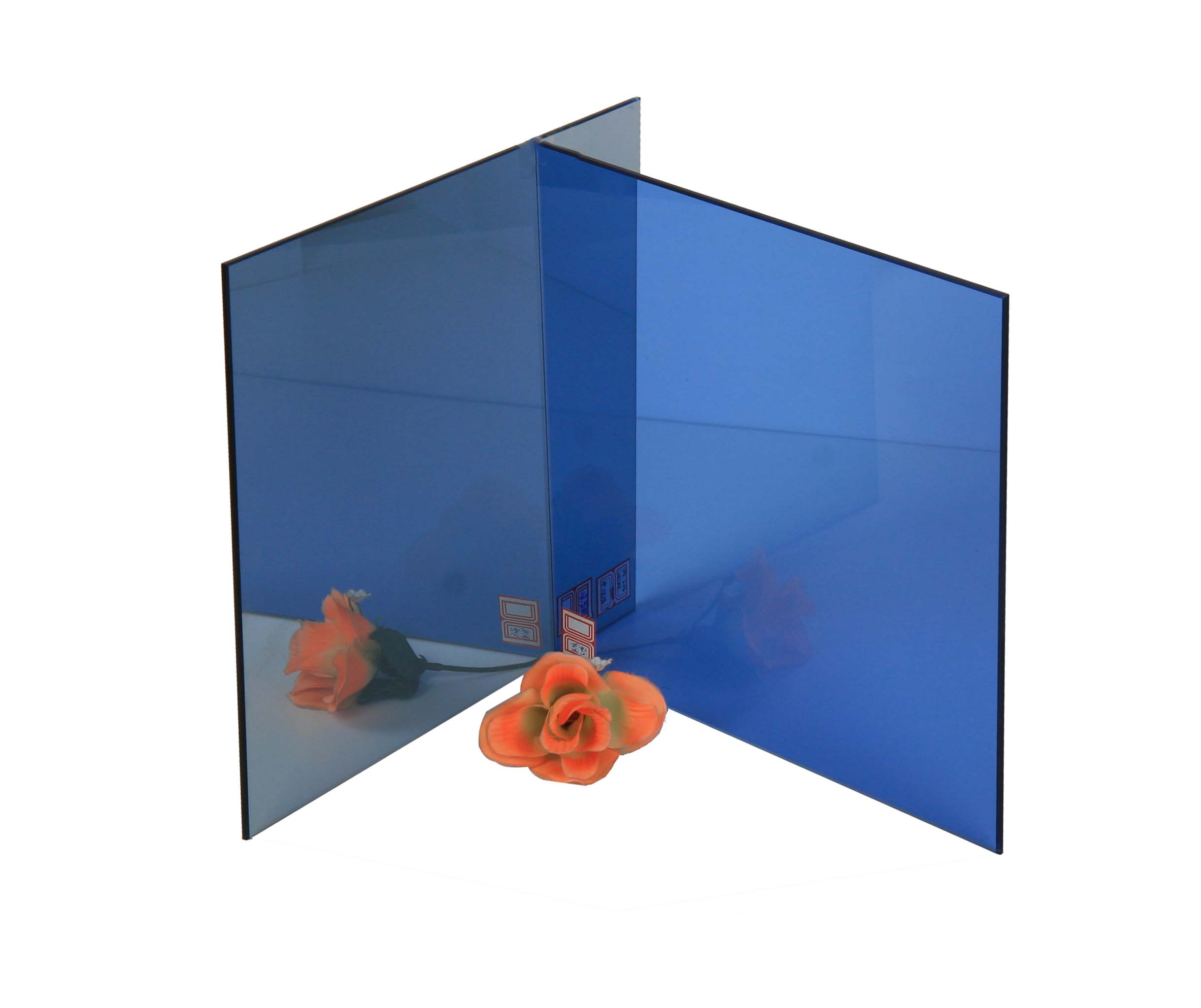 4mm-10mm Dark blue,Ford blue,Pink float glass in building field with CE & ISO Certificate