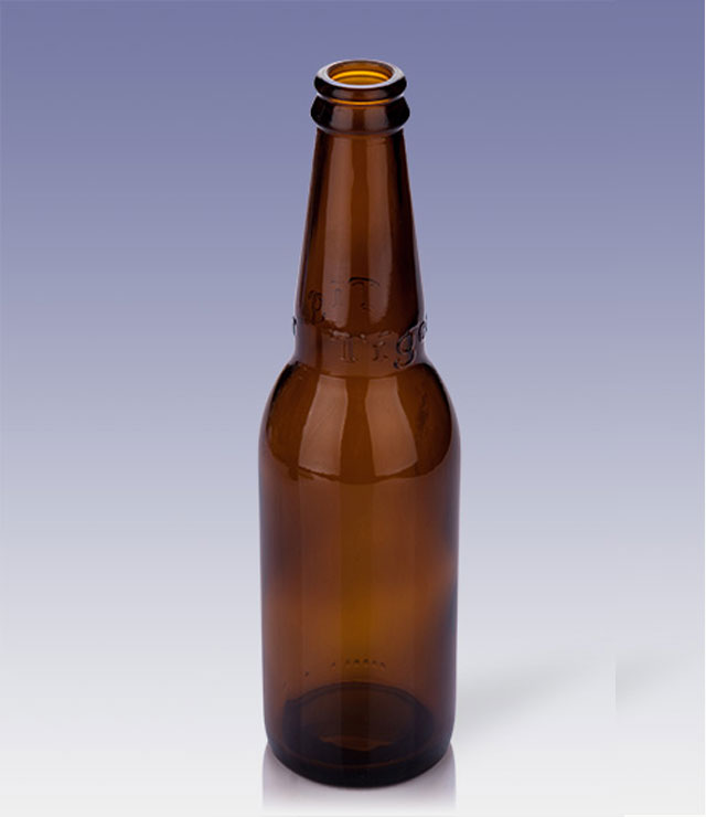 330ml amber beer bottle