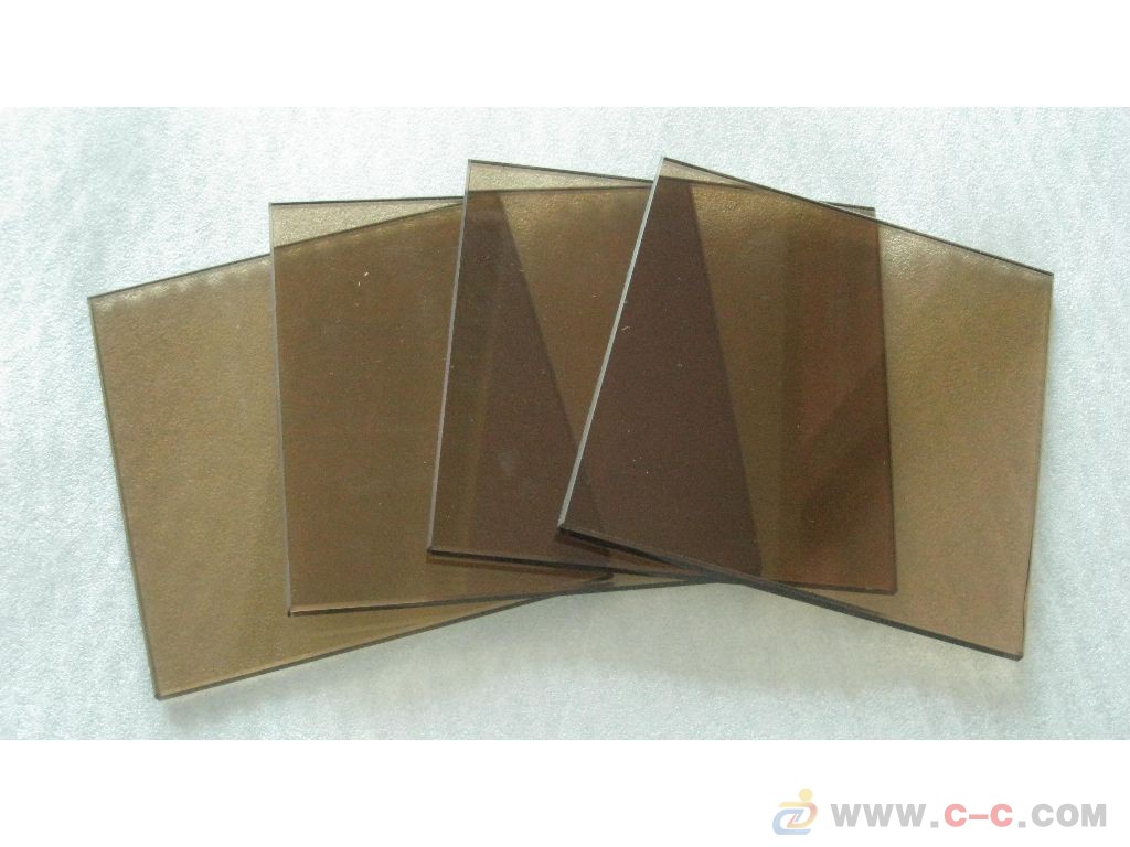 bronze tinted glass