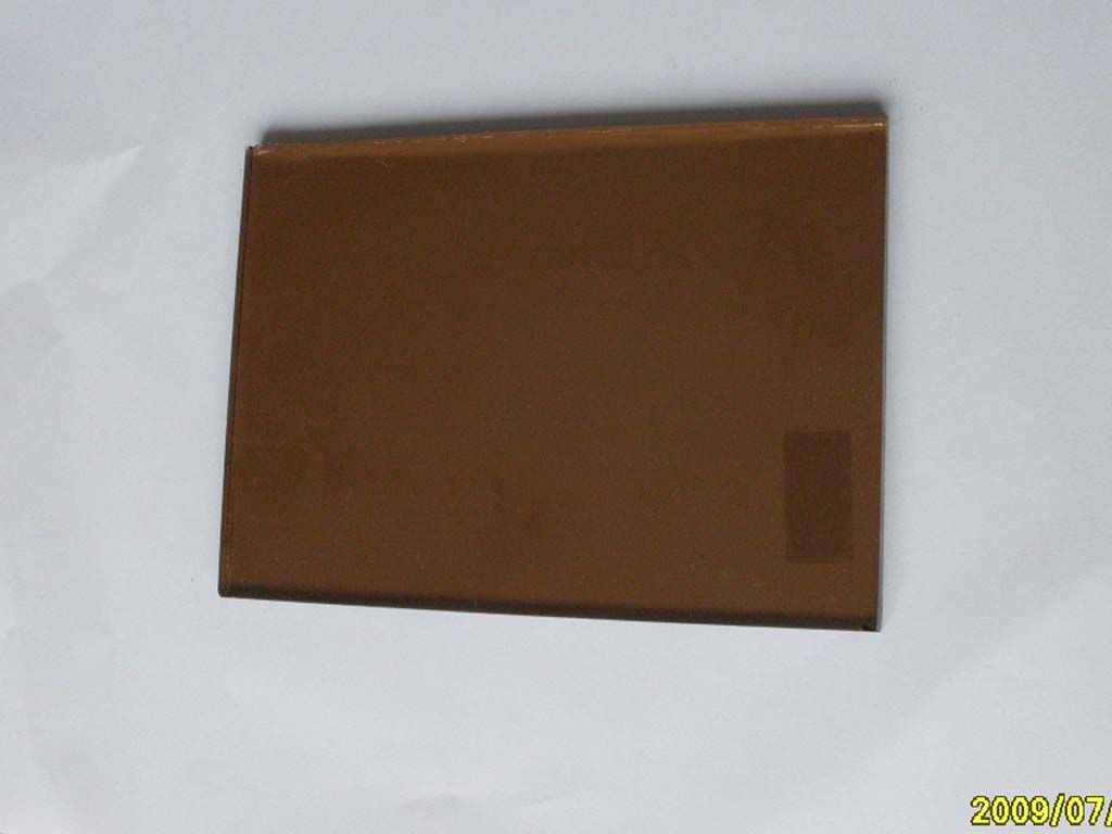 bronze tinted glass