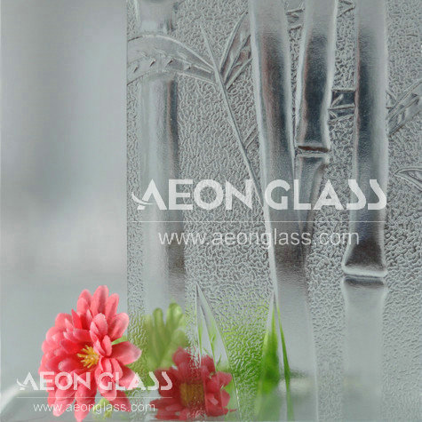 3mm, 4mm, 5mm, 6mm, 8mm Clear Patterned Glass, Clear Pattern Glass with CE&ISO Certificate