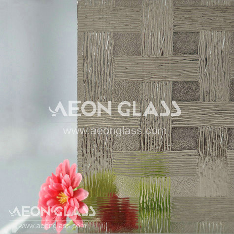 3mm-8mm Bronze Woven Glass with CE&ISO Certificate