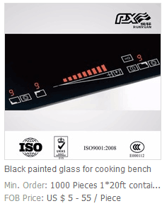 tempered cooking bench glass