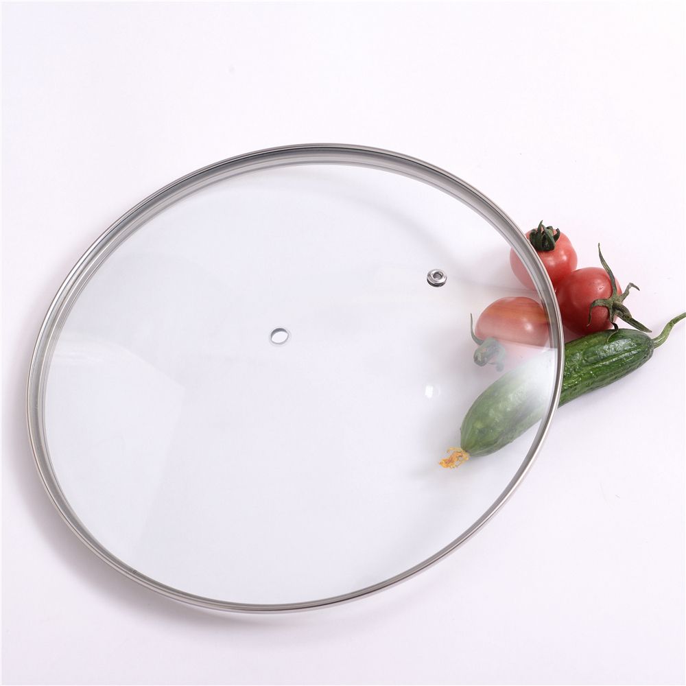 C type tempered glass lid for cookware