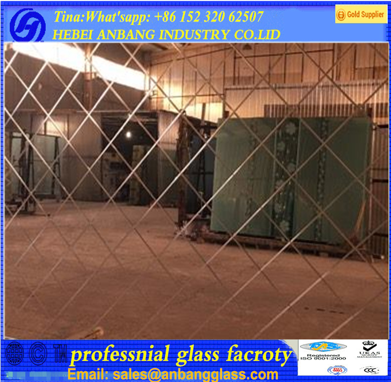 lathe groove glass, v groove glass, background glass,ice acid glass, ice flower backlit glass, quality and low price