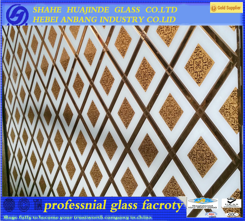 lathe groove glass, v groove glass, background glass,ice acid glass, ice flower backlit glass, quality and low price