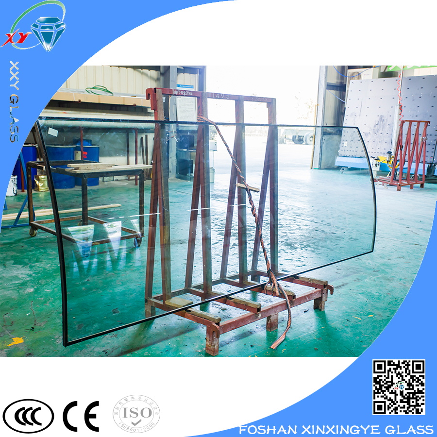 6mm+6A+6mm toughened insulated glass panels / building construction glass panel