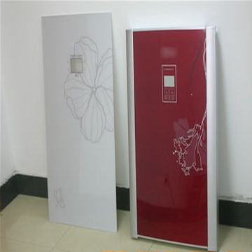 color crystal glass panel for refrigerators