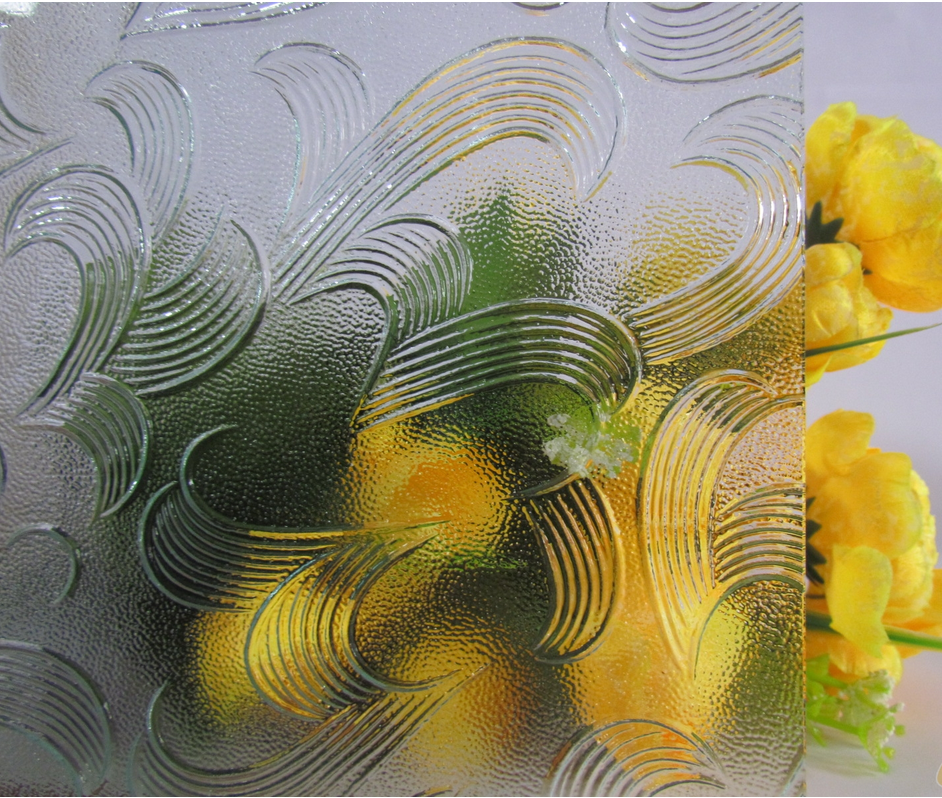 Clear Patterned Glass-Mayflower