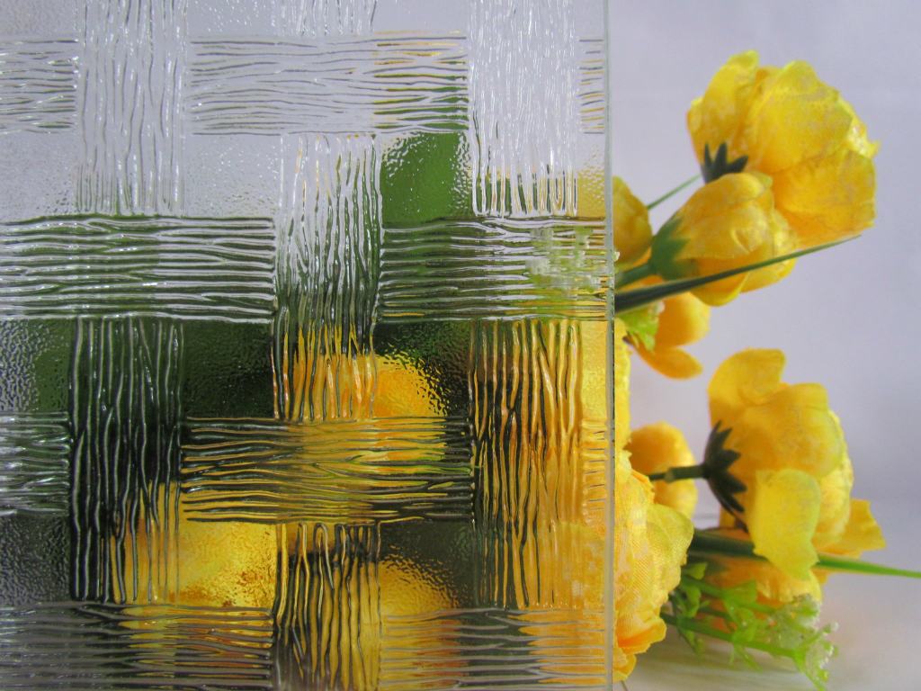 Clear Patterned glass-Woven