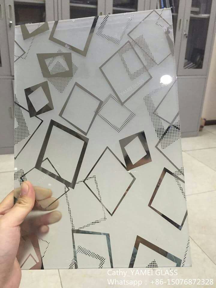 Acid Etched Glass , Frosted Glass