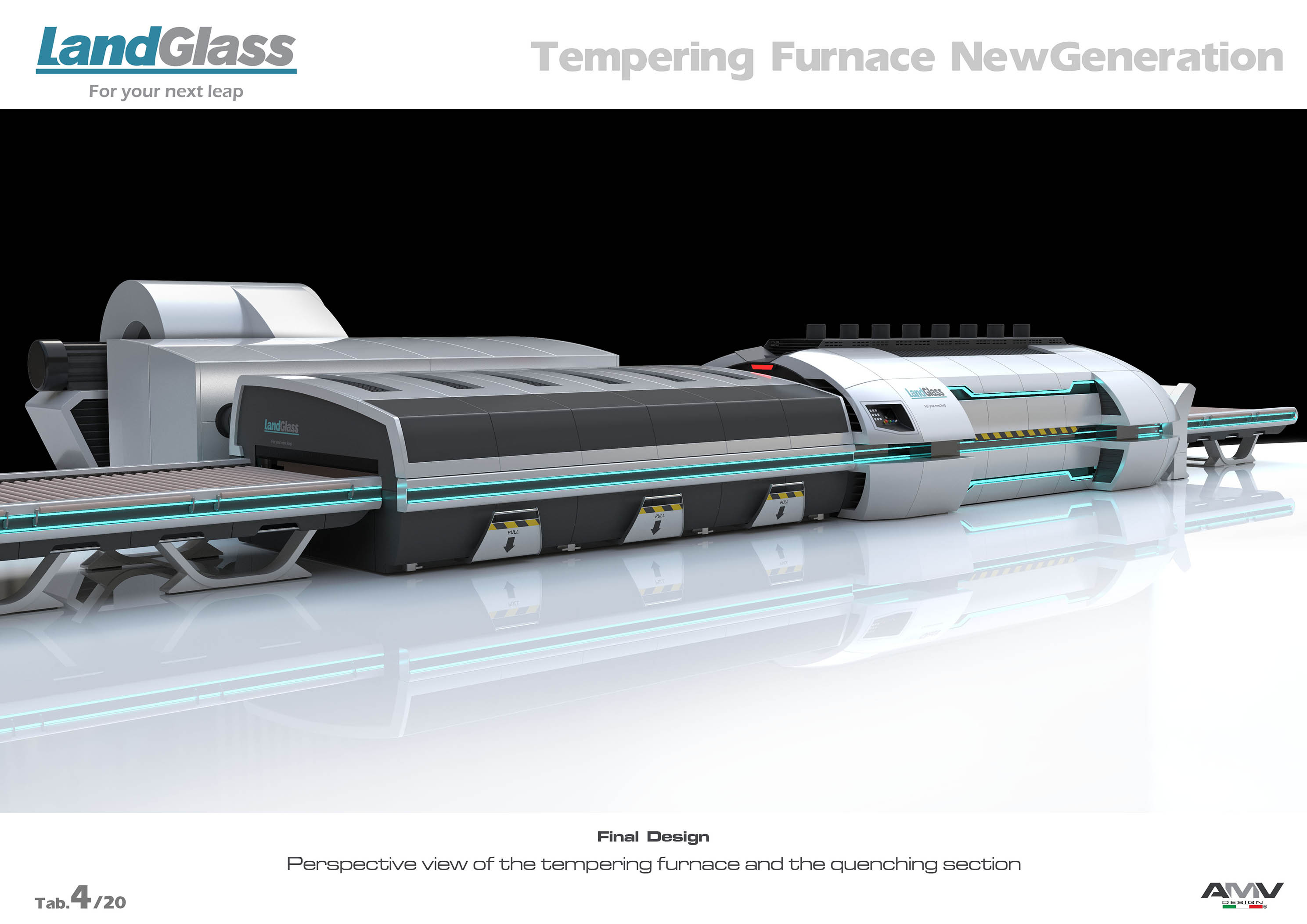 Cyclone Flat Glass Tempering Furnace